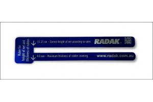 Radak brand Plastic Net Ruler